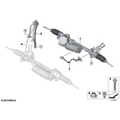 BMW Rack and Pinion Assembly - Genuine BMW 32105A50429
