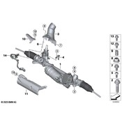 BMW Rack and Pinion Assembly - Genuine BMW 32105B38FA5
