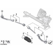 MINI Rack and Pinion Bellow Clamp - Genuine MINI 32106777012