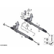 BMW Power Steering Cylinder Line - Genuine BMW 32106783745