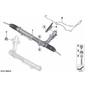 BMW Rack and Pinion Assembly - Genuine BMW 32106788974