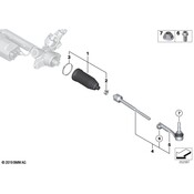 BMW Clamping Bolt (M12X1X3210 9) - Genuine BMW 32106859022