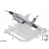 BMW Rack and Pinion Assembly - Genuine BMW 32107854303