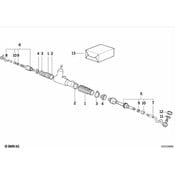 BMW Retrofit Kit Steering Angle Stop - Genuine BMW 32111140479
