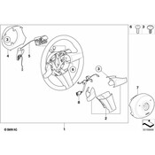 BMW Sports Strng WhlLeath.F Sequ.Gearbox (Graphite) - Genuine BMW 32306758159