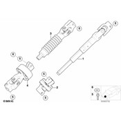 BMW Steering Shaft - Genuine BMW 32306764006