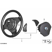 BMW Steering Wheel Trim - Genuine BMW 32306766870