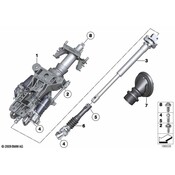 BMW Steering Shaft - Genuine BMW 32306776108