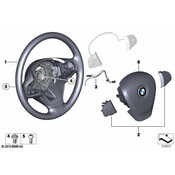 BMW Steering Wheel Leather - Genuine BMW 32306879901