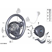 BMW Sport Strng WheelLeather Shift Paddles - Genuine BMW 32306879927