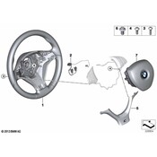 BMW M Sports Steering Wheel Leather - Genuine BMW 32307844566