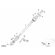 BMW Supporting Ring F Steering Angle Sensor - Genuine BMW 32311095630