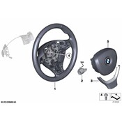 BMW Sport Strng WheelLeather Shift Paddles - Genuine BMW 32336792424