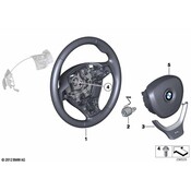 BMW M Sp.St.Wheel Leather Shift Paddles - Genuine BMW 32337851403
