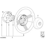 BMW Air Bag Clockspring (Z8) - Genuine BMW 32346751290