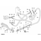 BMW Pipe - Genuine BMW 32411140539