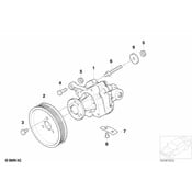 BMW Remanufactured Power Steering Pump - Genuine BMW 32411140906
