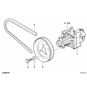 BMW Remanufactured Power Steering Pump - Genuine BMW 32411141205