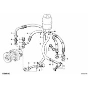 BMW Power Steering Pressure Hose (318is) - Genuine BMW 32411141426