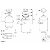 BMW Power Steering Reservoir - Genuine BMW 32411141488