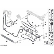 BMW Power Steering Pressure Hose - Genuine BMW 32412283597