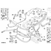 BMW Power Steering Suction Hose - Genuine BMW 32416761509