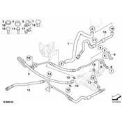 Power Steering Return Hose - Genuine BMW 32416772948