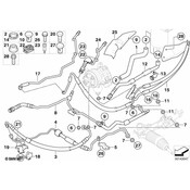 BMW Power Steering Return Hose - Genuine BMW 32416774464