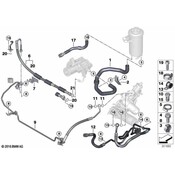 BMW Holder Suction Line Steering - Genuine BMW 32416775831
