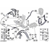BMW Power Steering Return Hose - Genuine BMW 32416776431