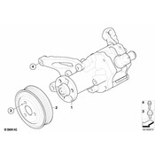 BMW Power Steering Pump (535i xDrive 535xi) - Genuine BMW 32416776834