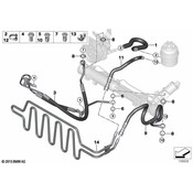 BMW Power Steering Return Hose - Genuine BMW 32416778446