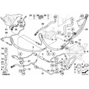 BMW Power Steering Pressure Hose (535i) - Genuine BMW 32416778694