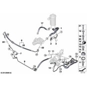 BMW Power Steering Return Hose - Genuine BMW 32416779948
