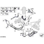 BMW Power Steering Return Hose - Genuine BMW 32416785276