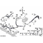 BMW Power Steering Pressure Hose - Genuine BMW 32416793594