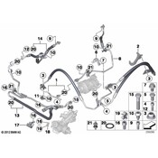BMW Power Steering Pressure Hose - Genuine BMW 32416797649