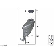 BMW Power Steering Reservoir Cap - Genuine BMW 32416854449