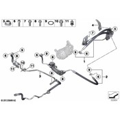 BMW Power Steering Return Hose - Genuine BMW 32416855258