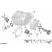 BMW Axle Shaft - Genuine BMW 33107850614