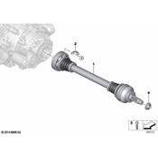 BMW CV Axle Retainer Plate - Genuine BMW 33207850144
