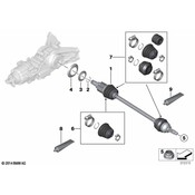 MINI CV Axle Assembly - Genuine MINI 33209813707