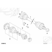BMW CV Joint Boot Kit - Genuine BMW 33219067808