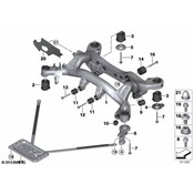 BMW Suspension Crossmember Insulator - Genuine BMW 33306782159