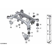 BMW Suspension Crossmember Insulator - Genuine BMW 33308067495