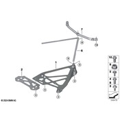 BMW Suspension Crossmember Reinforcement - Genuine BMW 33309504172