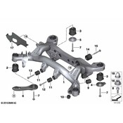BMW Rear Axle Carrier - Genuine BMW 33316783714