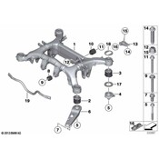BMW Suspension Crossmember Insulator - Genuine BMW 33316852042