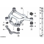 BMW Rear Axle Carrier - Genuine BMW 33316857131