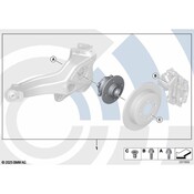 Mini Cooper Service Kit Wheel Bearing Rear (Value Line) - Genuine Mini 33412318471